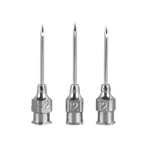 Jeringas reutilizables de acero inoxidable para aves de corral, agujas de Metal para uso veterinario - Product Image 1