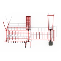 Parc d'attractions équipement de gymnastique en plein air Fitness Kids Adult Body Building Monkey Bar Street Workout à vendre