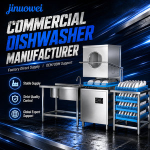 Lavavajillas Comercial Tipo Campana de Acero Inoxidable Automático para Hotel, Cantina, Distribuidor, Venta Caliente - Product Image 1