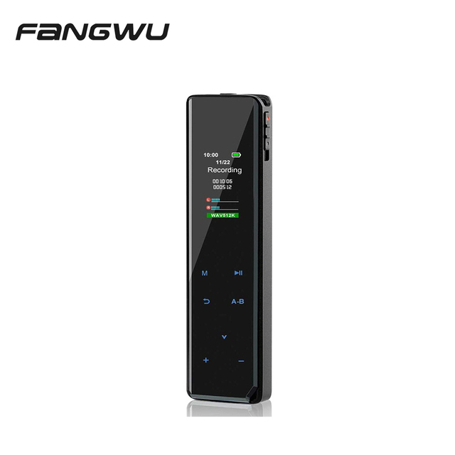 16GB HD Digital Voice Recorder With Touch Color Screen Dual Microphone Intelligent Lossless Remote Noise Reduction Conferences