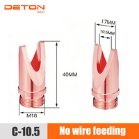 Buse de soudage laser portative DETON M16-CS-10, pointe de torche de soudeuse laser Ultra WeiYe