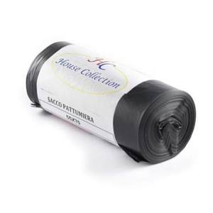 Sacchi per Rifiuti Neri Resistenti 55x70, Confezione da 17 Pezzi con Design Stampato, Resistenti all'Usura - Product Image 1