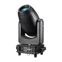 Luz Móvil LED 300W Beam Spot Wash BSW 3 en 1, Blanca, Zoom 3-30, 8 Gobos Giratorios, Control DMX512, Clasificación IP33 para Eventos Escénicos