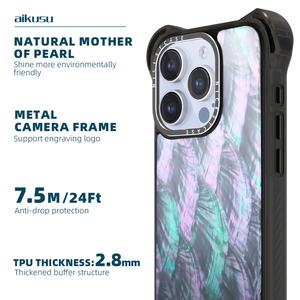 Protection contre les chutes de 7,5 m, DIY rose pour iPhone 15 Pro, coque de téléphone avec sangle, coque arrière antichoc pour iPhone 13 Pro Max - Product Image 2