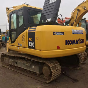 Excavatrice hydraulique sur chenilles Komatsu PC130-7 13 tonnes en vente machine de construction d'occasion avec composants de base-roulement et PLC - Product Image 1