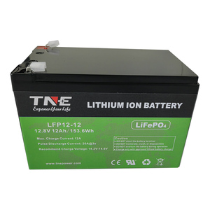 <span class=keywords><strong>Batterie</strong></span> LiFePo4 à semi-conducteurs rechargeable TNE LFP12-12 12V 7Ah/12Ah pour UPS, éclairage d'urgence, pulvérisateur électrique, voiture électrique pour enfants - Product Image 4