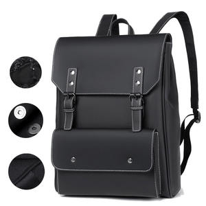 Mochila Personalizada de Piel Sintética para Portátil, Mochila Escolar de Gran Capacidad para Hombre, Mochilas Escolares Universitarias - Product Image 1