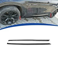Kit de Carrocería de Alto Rendimiento Estilo Black Warrior, Difusor, Alerón, Faldones Laterales para BMW X6 F16 2015-2019 M Sport