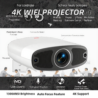 Flyin Q7 5 pouces LCD LED WiFi projecteur 800 Lumens Android 11 natif 1920x1080P Support pour Home cinéma Portable Mini projecteur