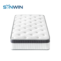 Matelas hybride à ressorts ensachés en mousse à mémoire de forme Casper Nectar, format King Size, enroulable