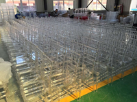 Chaise Chiavari en Résine Transparente Acrylique pour Hôtels, Événements et Mariages, Vente en Gros