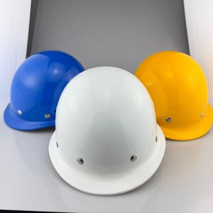 Autre casque de sécurité en fibre de verre épaissie pour chantier, protection de la tête, forme en V, doublure tricotée non respirante - Product Image 1