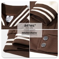 Veste de baseball universitaire personnalisée Penpace Garment, vêtement d'extérieur pour étudiants, entièrement assortie, avec broderie de patchs directement sur le vêtement et en cuir