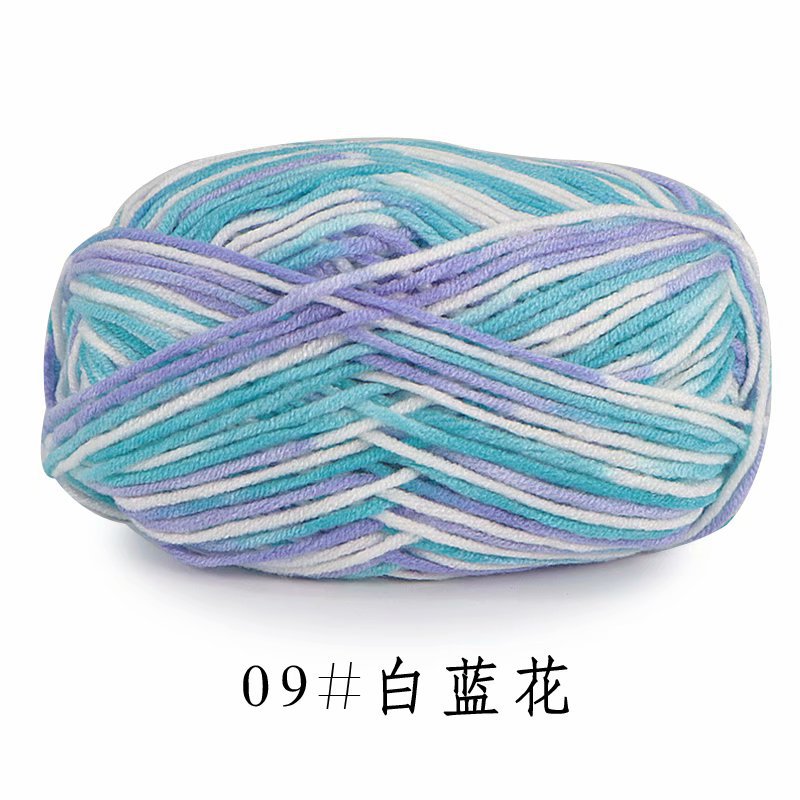 09 ดอกไม้สีขาวและสีน้ำเงิน