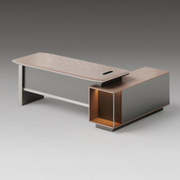 Bureau de direction moderne et épuré E0, bureau de patron, bureau de direction haut de gamme, bureau de protection environnementale
