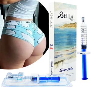 Bella 10ml Gel Derm Deep Subskin Filler HA 24mg pour le visage/les lèvres/les yeux/les joues/le nez, non-épaississant, résultats durables - Product Image 1