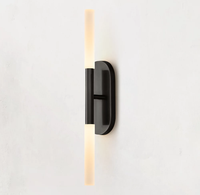 Lampe murale intérieure minimaliste à bande longue, chambre à coucher, chevet, style nordique, luxe, salon, hôtel, couloir, lampe murale LED