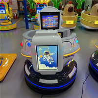Manège pour enfants en fibre de verre, thème bus de dessin animé, à monnayeur, voiture électrique pour tout-petits, pour aire de jeux et centre commercial, prix