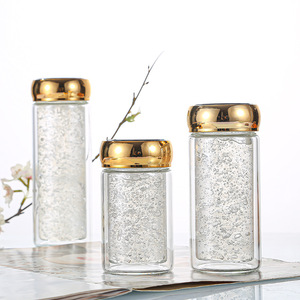 Double bird's nest split glass bottle 100ml