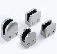 Colliers de fixation pour verre de salle de bain, colliers de fixation pour balustrade de balcon, colliers de fixation pour main courante d'escalier, accessoires de fixation pour verre