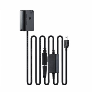 Batería Ficticia JZR NP-FW50 y Banco de Energía Externo USB Ligero para Cámaras <span class=keywords><strong>ZV</strong></span>-E10, A6500, A7S, R2, <span class=keywords><strong>M</strong></span>, RX10 - Accesorios para Cámara - Product Image 2