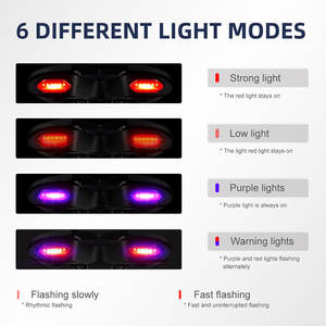 Sillín de bicicleta con luz trasera Cómodo sillín <span class=keywords><strong>MTB</strong></span> Asiento de sillín de bicicleta <span class=keywords><strong>ligero</strong></span> Piezas de bicicleta de ciclismo - Product Image 5