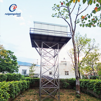 C/Diseño moderno Estructura de acero galvanizado alto Torre de tanque de agua Edificio de estructura metálica impresionante