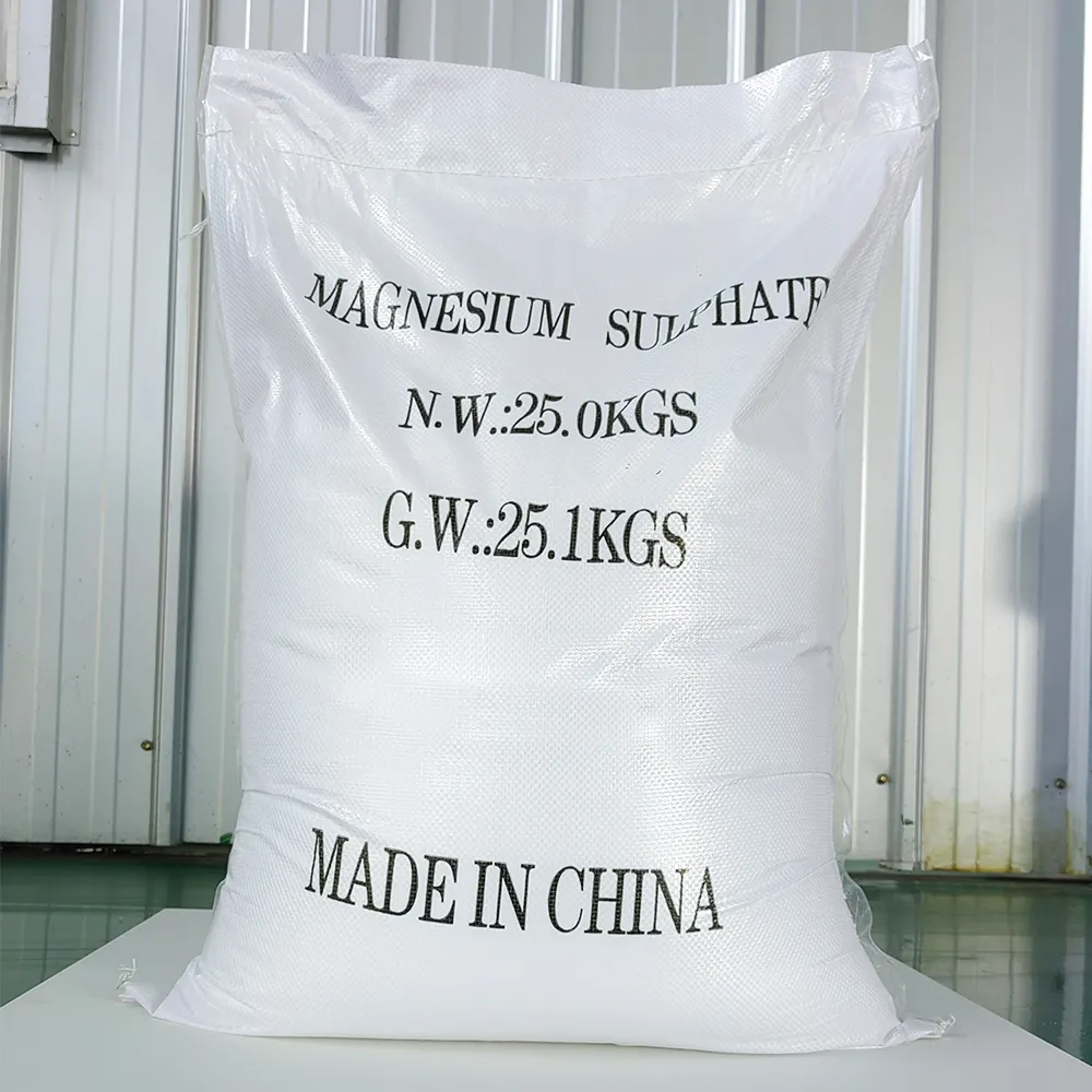 Die Fabrik verkauft eine große Menge Magnesiumsulfat-Hepta hydrat mit hochwertigen und hochreinen Badesalzen in Lebensmittel qualität