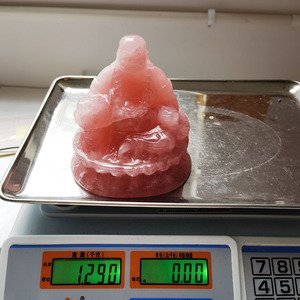 Statue de Bouddha Améthyste Grande Taille Sculpté à la Main Cristal Rose Quartz Bouddha <span class=keywords><strong>Sculpture</strong></span> - Product Image 5