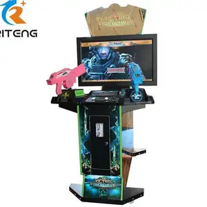 Riteng Color Ultra Firepower 3 en 1 Simulador de máquina de disparos Aliens Paradise Shooting Arcade Game Machine