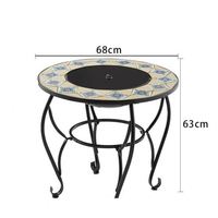 Tables en fer multifonctionnelles modernes et personnalisées pour la cuisine et le barbecue en plein air dans la cour et le jardin
