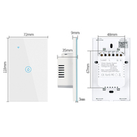 Smart Life Home House 20a Smart Wifi Télécommande sans fil Chauffe-eau mural Interrupteur de chaudière