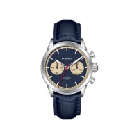 Reloj de Mujer Seiko Automático con Cronógrafo, Correa de Cuero, Cristal, Diseño Personalizado OEM, Acero Inoxidable FL5747