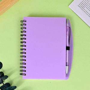 Cuaderno Espiral A5/A6 de Color Sencillo para Estudiantes, Páginas Sueltas con Líneas Horizontales - Opción de Regalo, Encuadernación Wire-O - Product Image 3