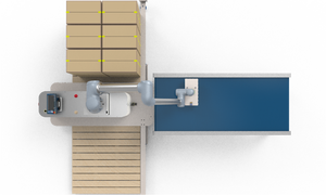 Solution de palettisation SIASUM DUCO BoxPallet, station de palettisation Corobot, charge utile de 20 kg, portée - Product Image 1