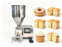 Industrielle Schokoladen-Brot-Verarbeitungs- und Füllmaschine, Donut-Butter-Marmeladen-Füllmaschine, Elektrische Kuchenpaste-Injektionsmaschine