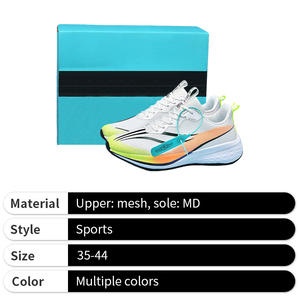 Zapatillas deportivas personalizadas para hombre, zapatillas deportivas informales de malla con perspectiva a la moda con logotipo - Product Image 4
