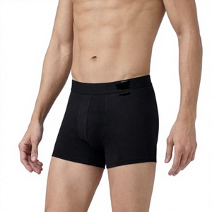 Calzoncillos bóxer de cintura media para hombre, 95% algodón superpeinado y 5% elastano, con logotipo personalizado OEM al por mayor, antibacterianos - Product Image 4
