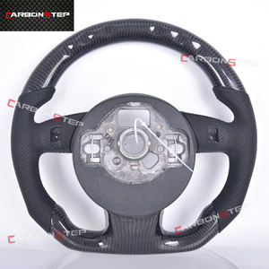 Volant en Fiber de carbone à bas <span class=keywords><strong>prix</strong></span> en Stock pour <span class=keywords><strong>Audi</strong></span> Q5 A3 R8 A6 C7 A5 A4 B8 <span class=keywords><strong>RS3</strong></span> S3 A7 A4 B9 RS6 RS7 S4 - Product Image 6