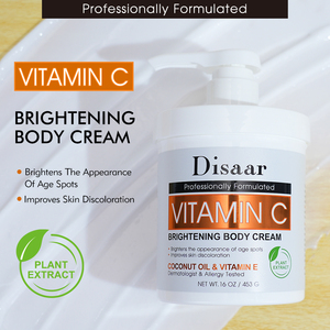 Disaar vitamina C crema per il corpo per la cura della pelle olio di cocco illumina l'aspetto delle macchie di età crema per il corpo - Product Image 3