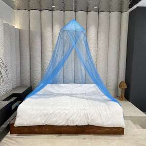 Vente chaude De Luxe Plié Conique Maison King Queen Size Lit Moustiquaire Tissu Maille Lit Moustiquaire - Product Image 4