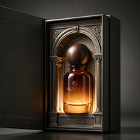 Meilleur prix, flacon de parfum transparent de 50 ml, flacon de parfum rond de luxe de 100 ml, flacon de parfum en verre vide de 30 ml avec couvercle en bois