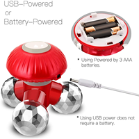Mini Instrumento de Relajación Corporal de Bolsillo, Carga USB, Múltiples Modos de Vibración, Cuidado Diario de Cuerpo Completo