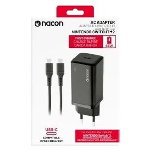 Chargeur pour Nintendo SWITCH 2 65W Noir SWITCHNEWADAPT60 - Product Image 2