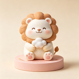 Sculpture de <span class=keywords><strong>lion</strong></span> BZY avec tailles personnalisables, parfaite pour les grands espaces extérieurs ou les petits bureaux, idéale pour la décoration de la maison en résine - Product Image 1