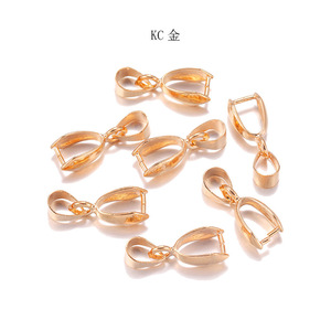 Metal Pendant Clasp Mixed Shapes For Necklace Making Plated Brass <b>Clip</b> Jewelry Findings AC0045 - Product Image 3
