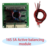 Batterie au phosphate de fer et de lithium 16S avec module d'équilibrage actif MDS 5A, carte de circuit imprimé (PCB) et égaliseur actif PCBA pour la charge de batterie