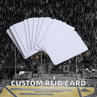 Kartu Kosong RFID PVC Putih 13.56MHz NTAG213/NTAG215 yang Dapat Dicetak Sesuai Pesanan untuk Penggunaan Bisnis & Keanggotaan Hotel