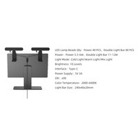 Control inalámbrico Computadora Monitor Lámpara Pantalla inteligente Barra de luz Protección ocular Lámpara de tarea LED 3 modos de color Luces de oficina Usb Powered