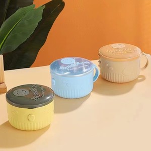 Today Animal Lunch <b>Box</b> <b>Round</b> M Size Plastic Leak Proof Portable For Children - Product Image 1